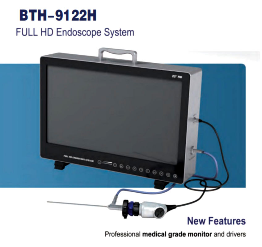 22 de pouce pleine HD source lumineuse de lumière froide de la caméra 80W LED d'Endoscope du moniteur BTH-9122H